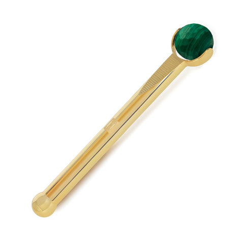 A beautiful and rare deep green stone, in the 17th-century Spanish superstition said that having a child wear a piece of malachite would help them sleep, and keep evil spirits at bay.